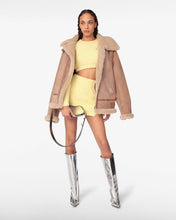 Load image into Gallery viewer, Shearling Jacket | Unisex Coats & Jackets Beige | GCDS®