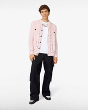 Load image into Gallery viewer, Bouclé Knit Jacket | Unisex Coats & Jackets Pink | GCDS®
