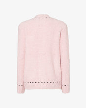 Load image into Gallery viewer, Bouclé Knit Jacket | Unisex Coats & Jackets Pink | GCDS®