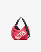 Load image into Gallery viewer, Comma Small Faux Fur Logo Twist Bag | Women Bags Fuchsia | GCDS®