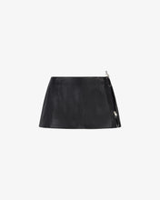 Load image into Gallery viewer, Hoop Leather Mini Skirt
