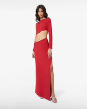 Load image into Gallery viewer, Asymmetrical Knit Long Dress
