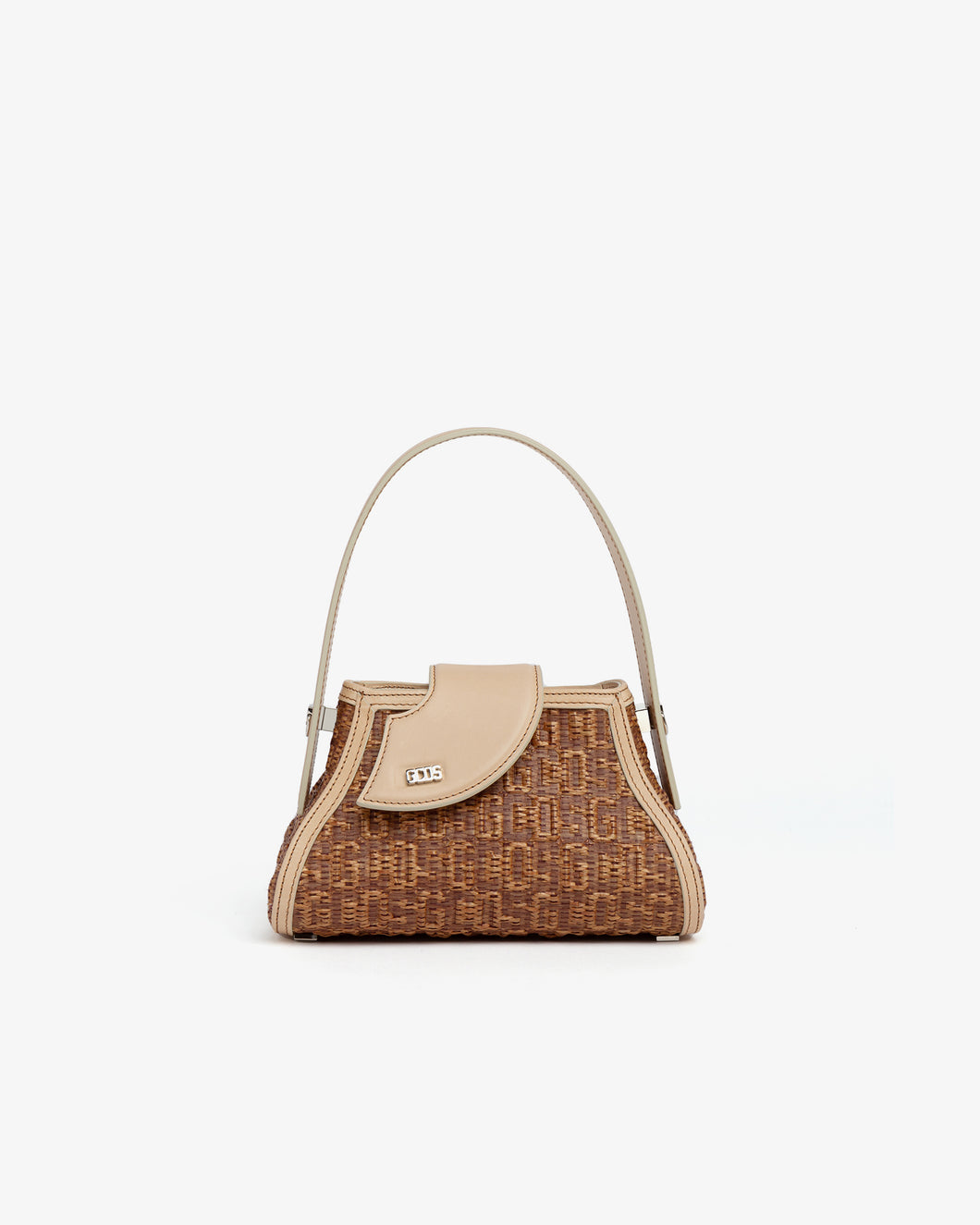 Comma Gcds Monogram Rafia Small Handbag