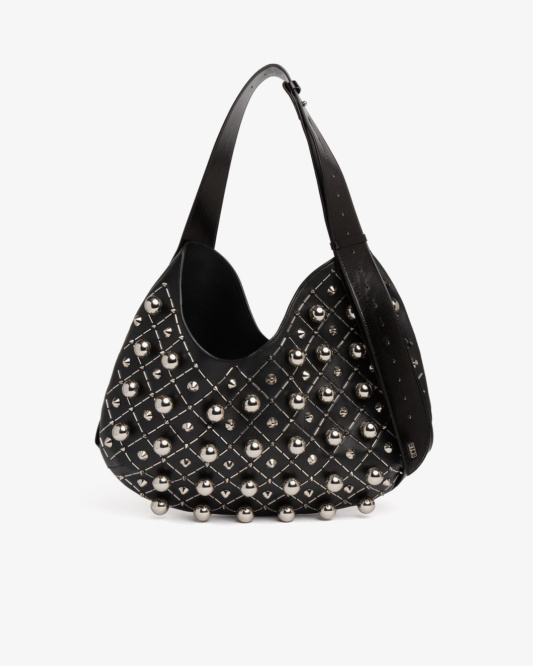 Comma Studded Big Hobo Bag