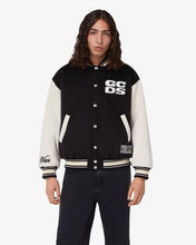 Load image into Gallery viewer, Wirdo Varsity Bomber | Unisex Coats &amp; Jackets Black | GCDS®
