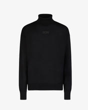 Load image into Gallery viewer, Gcds Signed Turtleneck | Men Knitwear Black | GCDS®
