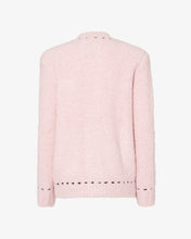 Load image into Gallery viewer, Bouclé Knit Jacket | Unisex Coats &amp; Jackets Pink | GCDS®
