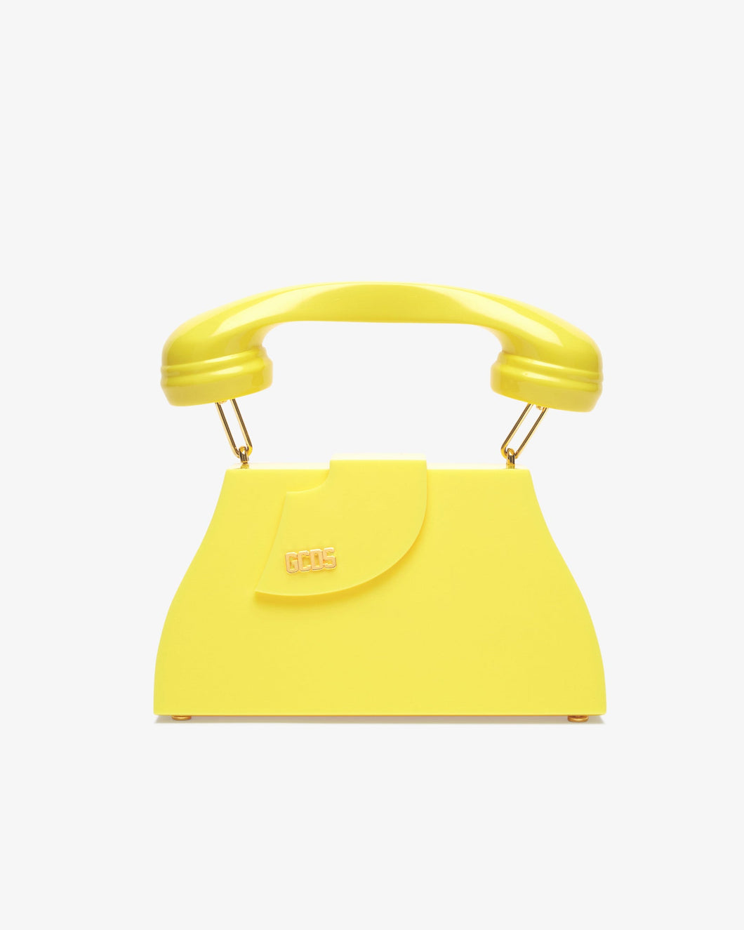 Call Me Comma Regular Bag | Women Bags Yellow | GCDS®