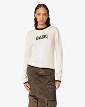 Load image into Gallery viewer, Basic Sweater | Women Knitwear White | GCDS®
