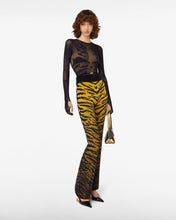 Load image into Gallery viewer, Zebra Lurex Knit Trousers | Women Trousers Multicolor | GCDS®
