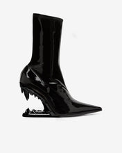 Load image into Gallery viewer, Morso Vinyl Ankle Boots | Women Boots Black | GCDS®
