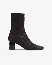 Load image into Gallery viewer, Monogram Logo Heel Ankle Boots | Women Boots Black | GCDS®
