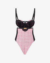 Load image into Gallery viewer, Tweed Body | Women Bodysuits Pink | GCDS®
