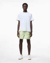 Load image into Gallery viewer, All-Over Waved Logo Print Swim Shorts | Men Swimwear Lime | GCDS Spring/Summer 2023
