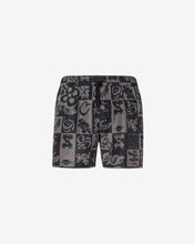 Load image into Gallery viewer, Checkboard Print Swim Shorts | Men Swimwear Black | GCDS Spring/Summer 2023
