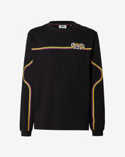 Load image into Gallery viewer, Waved Logo Long Sleeves T-Shirt | Men T-shirts Black | GCDS Spring/Summer 2023
