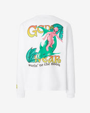 Load image into Gallery viewer, Surfing Wirdo Printed Long Sleeves T-Shirt | Men T-shirts White | GCDS Spring/Summer 2023
