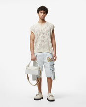 Load image into Gallery viewer, Bleached Embroidered Ultracargo Bermuda | Men Trousers White | GCDS Spring/Summer 2023
