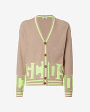 Load image into Gallery viewer, Gcds Low Band Cardigan | Men Knitwear Beige | GCDS Spring/Summer 2023
