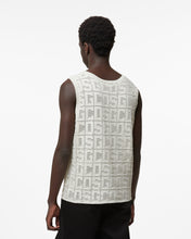 Load image into Gallery viewer, Gcds Monogram Macramè Tank Top | Men Knitwear Off White | GCDS Spring/Summer 2023
