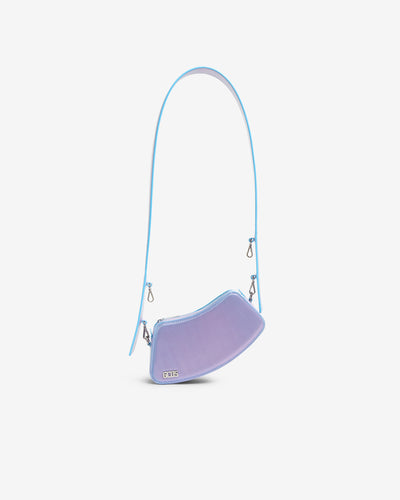 Comma Holographic Crossbody Bag | Unisex Bags Silver/Lilac | GCDS Spring/Summer 2023