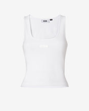 Load image into Gallery viewer, Jersey Top | Women Tops White | GCDS Spring/Summer 2023
