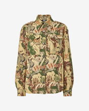 Load image into Gallery viewer, Gcds Hentai Overshirt | Women Outerwear Military Green | GCDS Spring/Summer 2023
