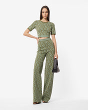 Load image into Gallery viewer, Matilda Gcds Monogram Trousers | Women Trousers Military Green | GCDS Spring/Summer 2023
