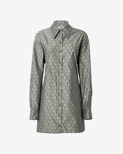 Load image into Gallery viewer, Bling Gcds Monogram Shirt Dress | Women Dress Military Green | GCDS Spring/Summer 2023
