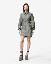 Load image into Gallery viewer, Bling Gcds Monogram Shirt Dress | Women Dress Military Green | GCDS Spring/Summer 2023
