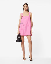 Load image into Gallery viewer, Heart Nylon Pockets Dress | Women Dress Fuchsia | GCDS Spring/Summer 2023
