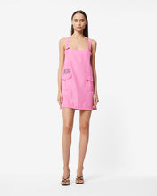 Load image into Gallery viewer, Heart Nylon Pockets Dress | Women Dress Fuchsia | GCDS Spring/Summer 2023
