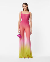 Load image into Gallery viewer, Degradé Gown | Women Dress Fuchsia | GCDS Spring/Summer 2023
