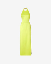 Load image into Gallery viewer, Bling Glossy Long Dress | Women Dress Yellow fluo | GCDS Spring/Summer 2023
