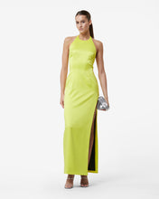 Load image into Gallery viewer, Bling Glossy Long Dress | Women Dress Yellow fluo | GCDS Spring/Summer 2023
