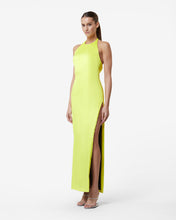 Load image into Gallery viewer, Bling Glossy Long Dress | Women Dress Yellow fluo | GCDS Spring/Summer 2023
