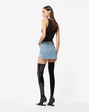 Load image into Gallery viewer, Gcds Bling Denim Skirt | Women Skirts New Light Blue | GCDS Spring/Summer 2023
