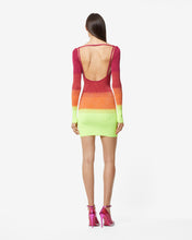 Load image into Gallery viewer, Lurex Degradé Mini Dress | Women Dress Fuchsia | GCDS Spring/Summer 2023
