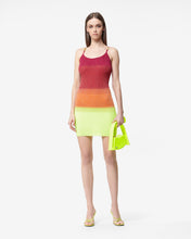 Load image into Gallery viewer, Lurex Degradé Tank Dress | Women Dress Fuchsia | GCDS Spring/Summer 2023
