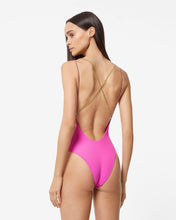 Load image into Gallery viewer, Bling Swimsuit | Women Swimwear Fuchsia | GCDS Spring/Summer 2023
