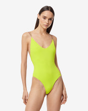 Load image into Gallery viewer, Bling Swimsuit | Women Swimwear Lime | GCDS Spring/Summer 2023
