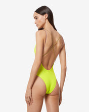 Load image into Gallery viewer, Bling Swimsuit | Women Swimwear Lime | GCDS Spring/Summer 2023
